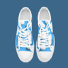 3D Cloud Blue Sky Low Top Canvas Shoes - Dreamy & Serene Footwear