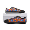 African Pattern Unisex Low Top Canvas Shoes - Bold & Cultural Expression