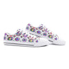 Traditional Mexican Pattern Low Top Canvas Shoes - Vibrant & Cultural Footwear