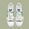 Vienna Garden Watercolor Low Top Canvas Shoes - Artistic & Elegant Footwear