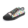 Charming Ice Cream Unisex Low Top Canvas Shoes -  Vacation Vibes Sneaker