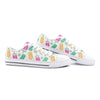 Charming Ice Cream Unisex Low Top Canvas Shoes -  Vacation Vibes Sneaker