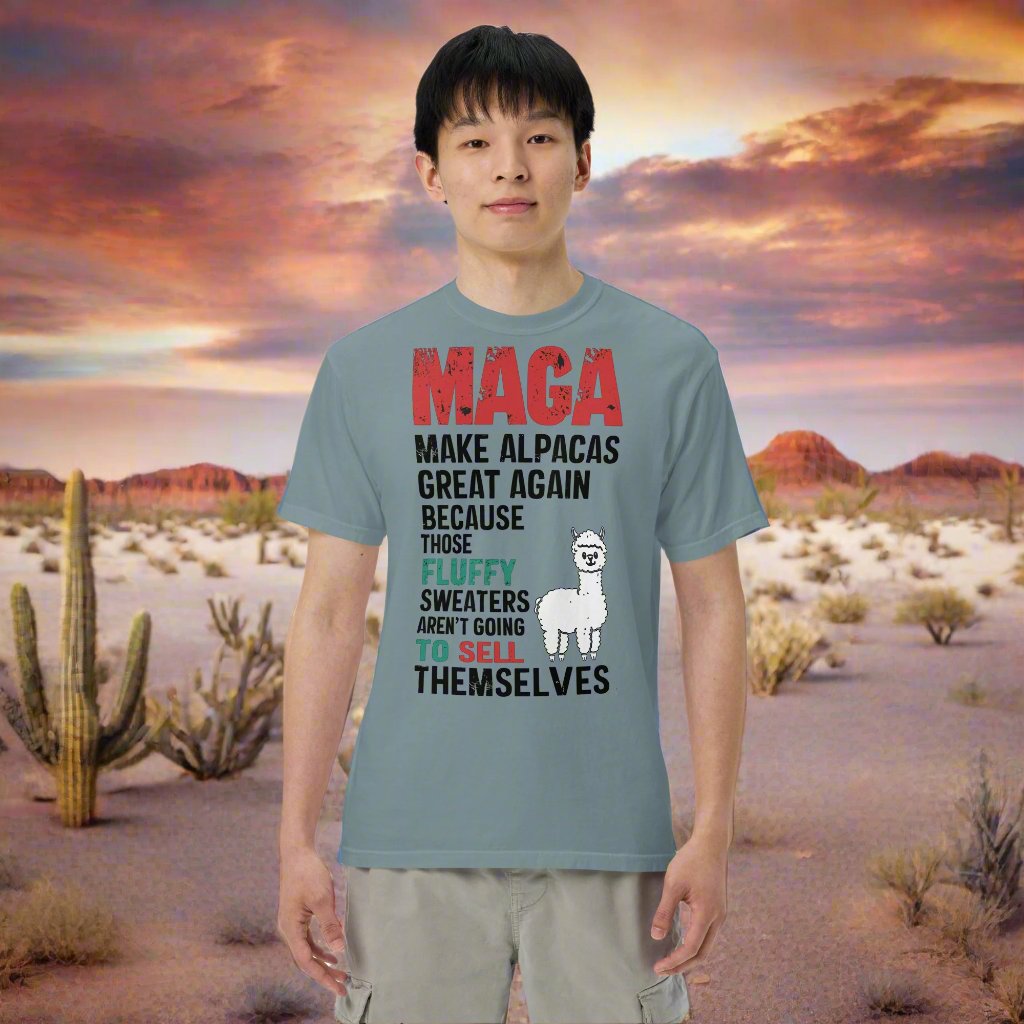 Sarcastic MAGA Alpaca Comfort Colors T-shirt